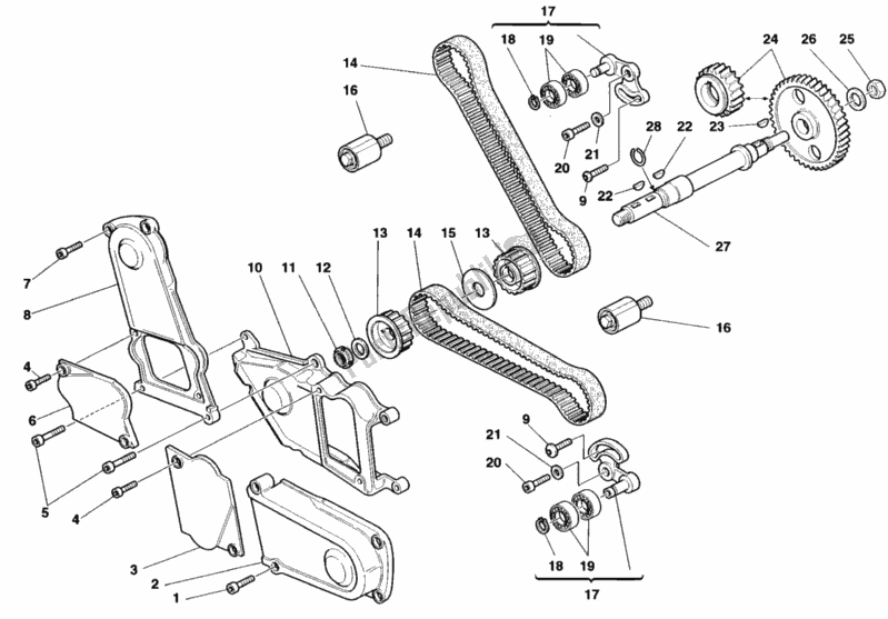 Tutte le parti per il Cinghia Di Distribuzione del Ducati Monster 600 1998