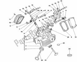 Vertical cylinder head