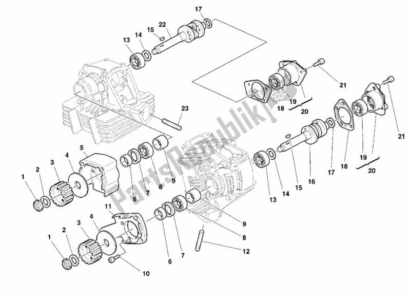 Tutte le parti per il Albero A Camme del Ducati Monster 600 1999