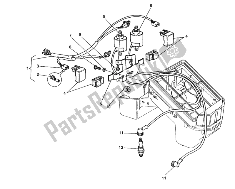 Todas las partes para Bobina De Encendido de Ducati Monster 600 1999