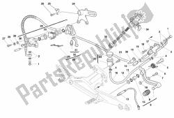 Rear brake system