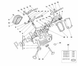 Vertical cylinder head