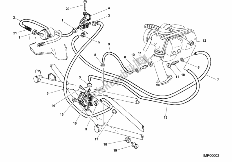 Todas las partes para Bomba De Combustible de Ducati Monster 600 2000