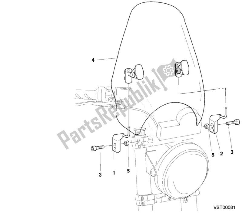 Todas las partes para Parabrisas de Ducati Monster 600 2000