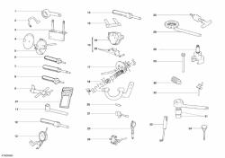 herramientas de servicio de taller, motor