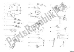 attrezzi di servizio dell'officina, motore