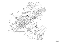 Horizontal cylinder head