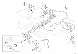 Rear brake system