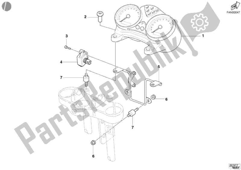 Todas las partes para Metro de Ducati Monster 620 2002