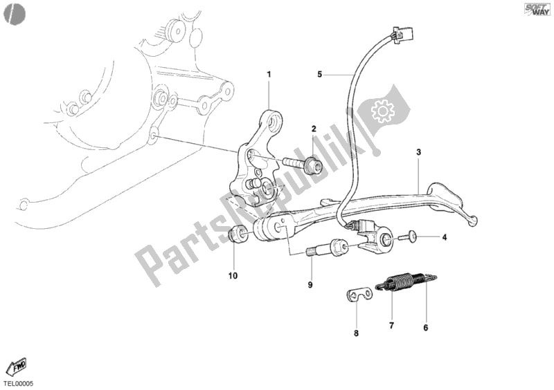 Todas las partes para Costado de Ducati Monster 620 2002