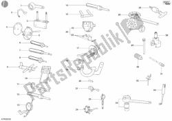 ferramentas de serviço de oficina, motor