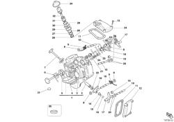 Horizontal cylinder head