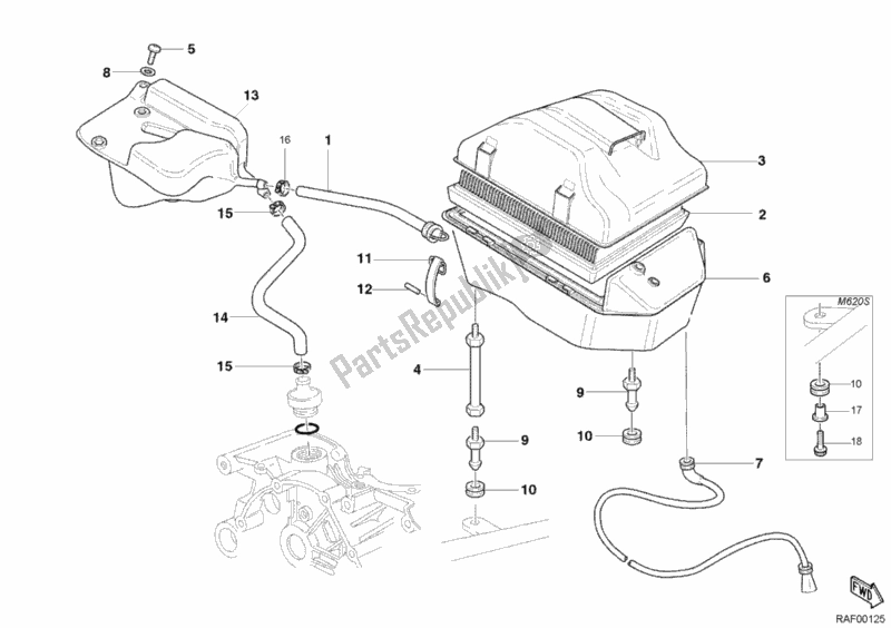 Todas las partes para Consumo de Ducati Monster 620 2003