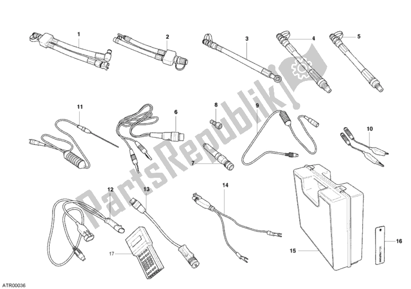 Todas las partes para Instrumento De Control De Presión de Ducati Monster 620 2003