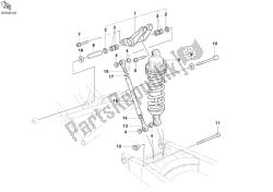 ammortizzatore posteriore m620s