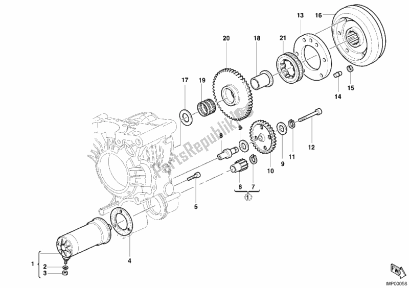 Todas las partes para Motor De Arranque de Ducati Monster 620 2003