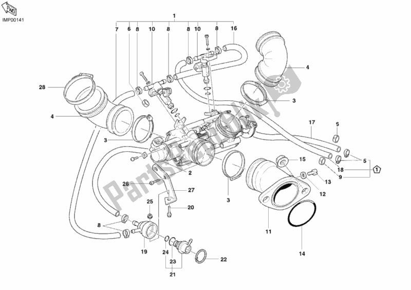 Tutte le parti per il Corpo Farfallato del Ducati Monster 620 2003