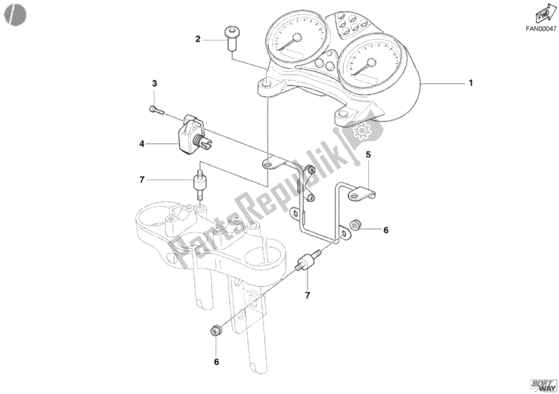 Todas las partes para Metro de Ducati Monster 620 2005