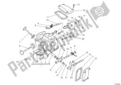 Horizontal cylinder head