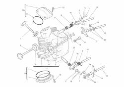 Horizontal cylinder head