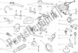 attrezzi di servizio dell'officina, motore