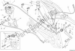 Rear brake system