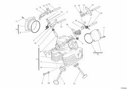 Vertical cylinder head