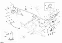 Rear brake system