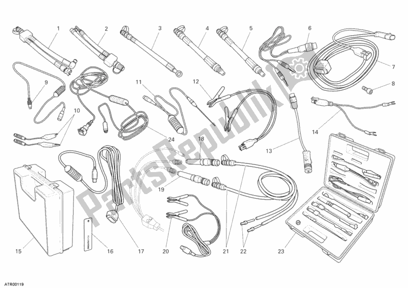 Todas las partes para Instrumento De Control De Presión de Ducati Monster 695 2007