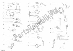 attrezzi di servizio dell'officina, motore