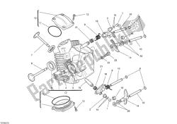 Horizontal cylinder head