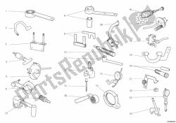 attrezzi di servizio dell'officina, motore