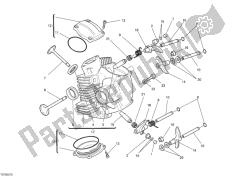 Horizontal cylinder head