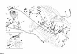 Rear brake system