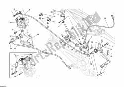 Rear brake system