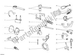 herramientas de servicio de taller, motor