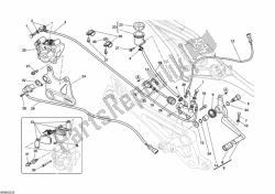 Rear brake system