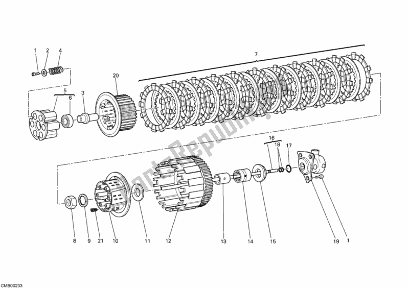 Todas las partes para Embrague de Ducati Monster 696 2010