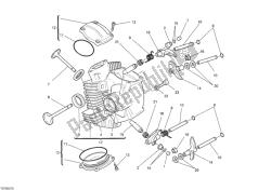 Horizontal cylinder head