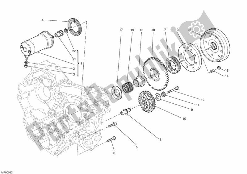 Todas as partes de Motor De Arranque do Ducati Monster 696 2010