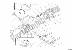 Horizontal cylinder head