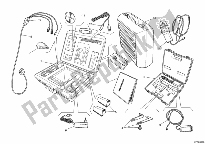 All parts for the Check Intrument Dds of the Ducati Monster 696 2012