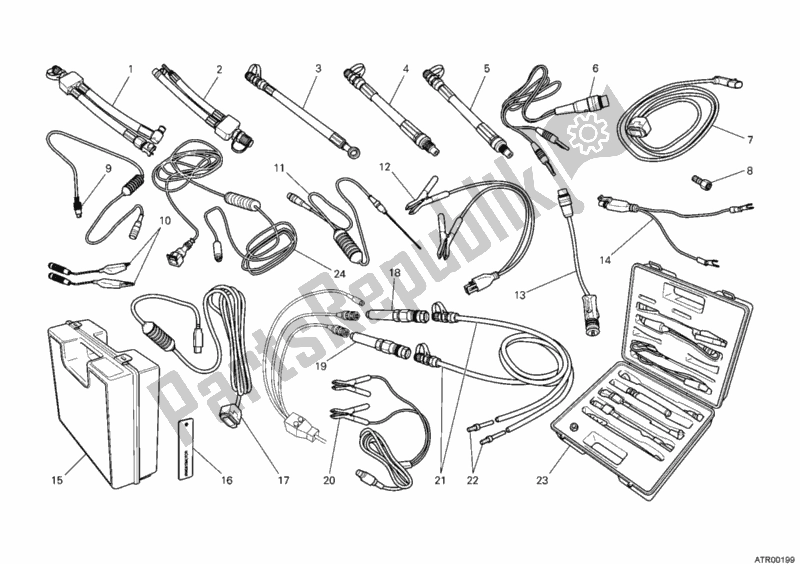 Todas las partes para Instrumento De Control De Presión de Ducati Monster 696 2012