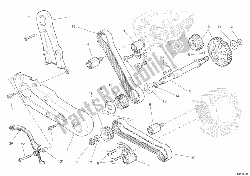 Todas las partes para Correa Dentada de Ducati Monster 696 2012