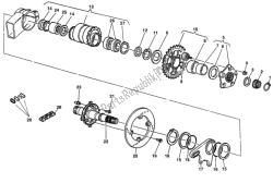 HUB, REAR WHEEL