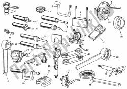 attrezzi di servizio dell'officina, motore