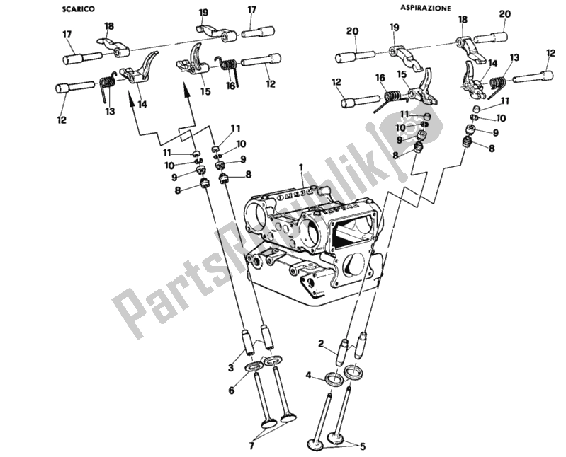 Tutte le parti per il Albero A Camme del Ducati Superbike 748 1995