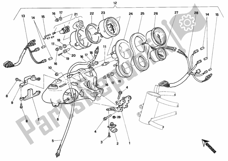 Tutte le parti per il Metro del Ducati Superbike 748 1995