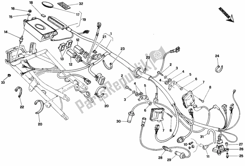 Todas las partes para Unidad De Control Del Motor Biposto de Ducati Superbike 748 1996