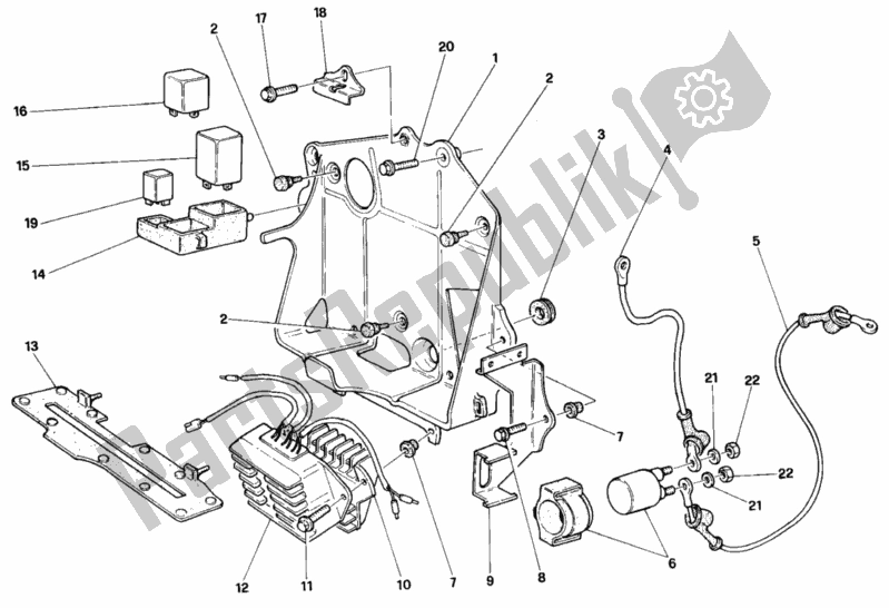 Todas las partes para Arnés De Cableado de Ducati Superbike 748 1996